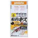 キス船釣仕掛ショットキス赤3本 キス船釣仕掛ショットキス赤3本