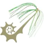 無双真鯛フリースライドドラゴンカーリー ラバー&フックセットイソメグリーン 無双真鯛フリースライドドラゴンカーリー ラバー&フックセットイソメグリーン