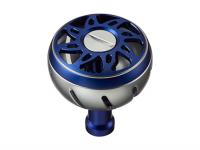 SLPWアルミラウンドノブMシルバーブルー SLPWアルミラウンドノブMシルバーブルー