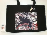 【大漁祈願】 大漁トートバッグ L 黒 【大漁祈願】 大漁トートバッグ L 黒