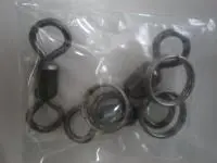 大型サルカン、スプリットリング3個セット 大型サルカン、スプリットリング3個セット