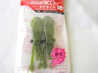 ダッピーホタルイカ3インチモスグリーン ダッピーホタルイカ3インチモスグリーン