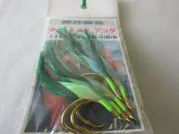 藤井商会フラッシャー毛針太字ムツ金針仕様緑 藤井商会フラッシャー毛針太字ムツ金針仕様緑