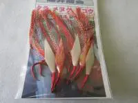 藤井商会フラッシャー毛針太字ムツ仕様赤 藤井商会フラッシャー毛針太字ムツ仕様赤