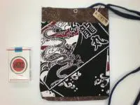 【大漁祈願】 大漁旗ポーチ 黒A 【大漁祈願】 大漁旗ポーチ 黒A