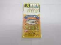 アジ、イワシ、サバサビキサバ皮レインボー6本針 アジ、イワシ、サバサビキサバ皮レインボー6本針