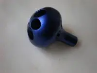 アルミラウンドノブ(カラー:ブルー) アルミラウンドノブ(カラー:ブルー)