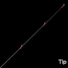 リアクションテンヤ：Tip(穂先)