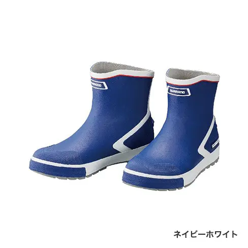 ショートショートデッキブーツFB064Rネイビーホワイト - 6,702円 ショートショートデッキブーツFB064Rネイビーホワイト - 6,702円
