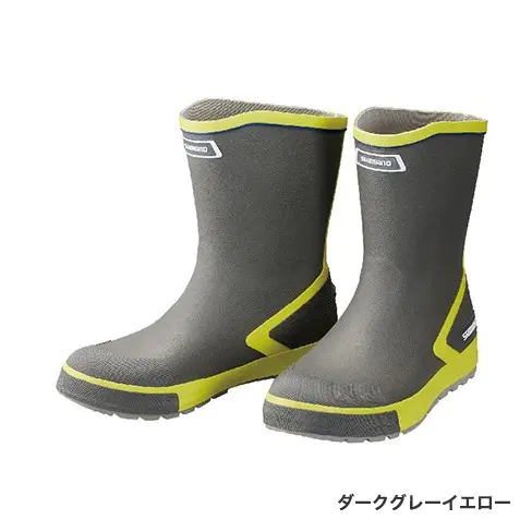 ショートデッキブーツFB065Rダークグレーイエロー - 7,089円 ショートデッキブーツFB065Rダークグレーイエロー - 7,089円