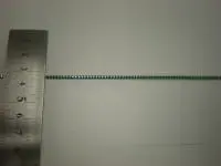 グリップ用飾り糸 緑銀　3