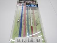 イカサビキツルリン針18cm丸棒ガス糸