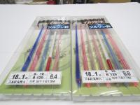 イカサビキツルリン針18cm丸棒ガス糸