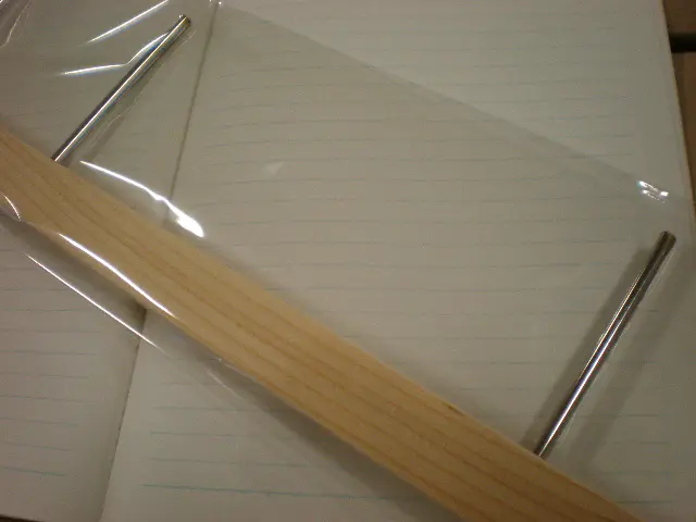 木製中深場掛枠 30cm 5パイ ステン