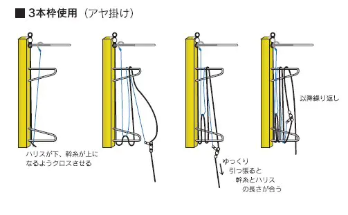 金目鯛サガリと深海釣り仕掛け巻き方（初心者用）概要欄も見て