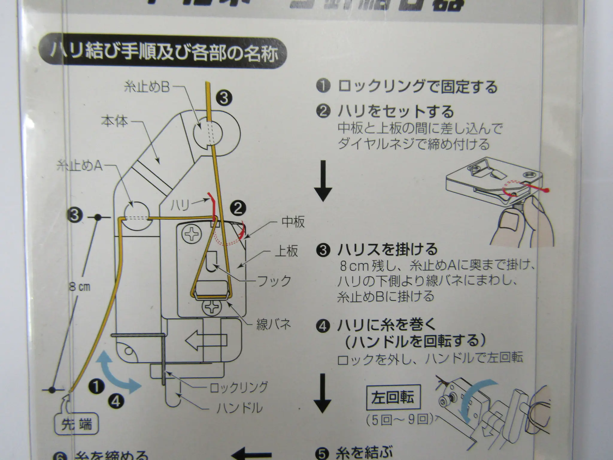 本日の目玉 トルネーダ針結び器