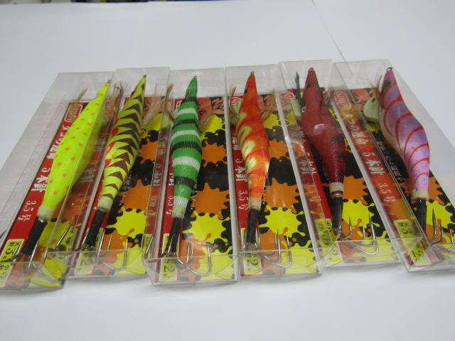 釣具　リール　タコエギ　神経絞め　水中集魚灯　まとめ売り タコの運命5本針3.5号【タコエギ】 - 498円 : 海釣り、船釣り専門店の