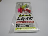 絶釣ムギイカ直結仕掛6本【夜ムギイカ直結仕掛】