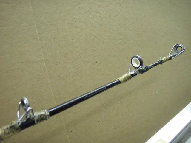 釣り竿の修理、リメイク ガイド交換前2 ガイド交換前2