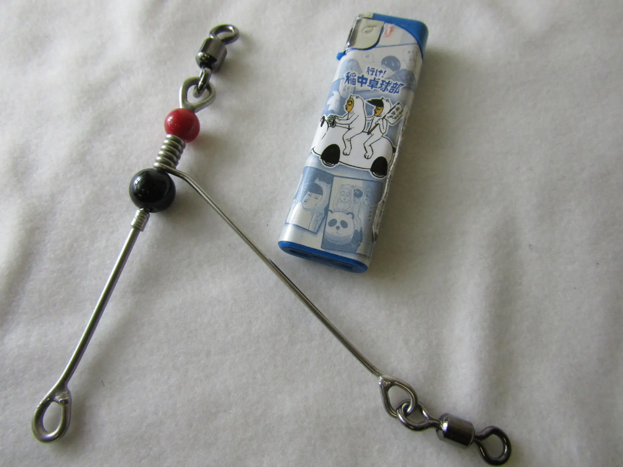 下田HP ボールベアリング三方サルカン 8-7-7 NO.109B式C型泳がせ天秤