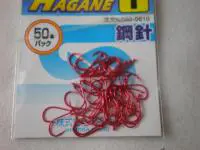 HPカン付 チヌ針 50本入り アカ HPカン付 チヌ針 50本入り アカ