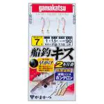 船釣キス2本仕掛早がけ赤・金 船釣キス2本仕掛早がけ赤・金